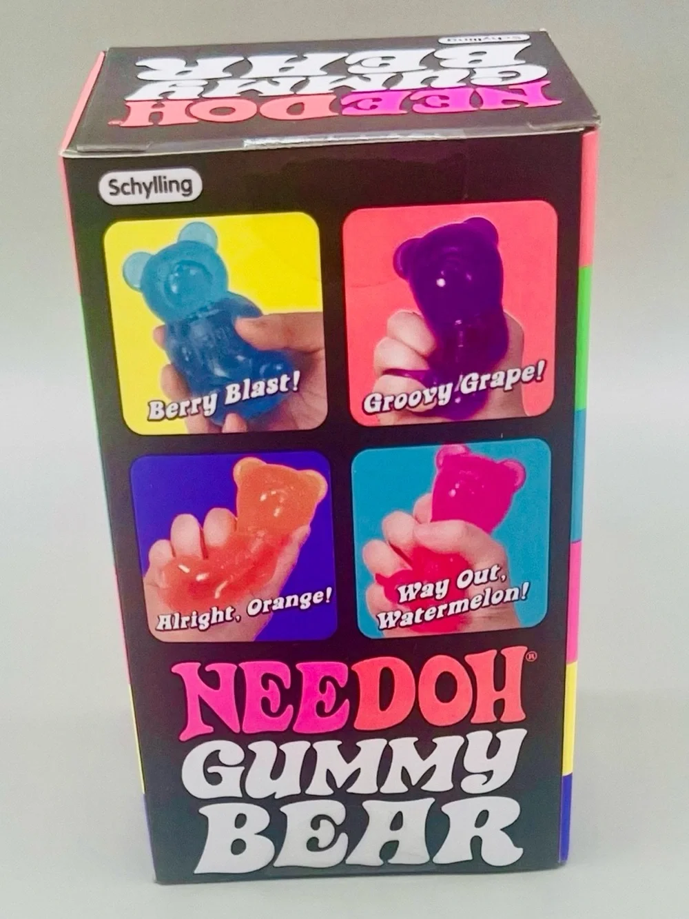 Authentic NEEDOH Gummy Bear Squishy Toy 💙 BLUE ~ Berry Blast! 🫐 NEW in BOX